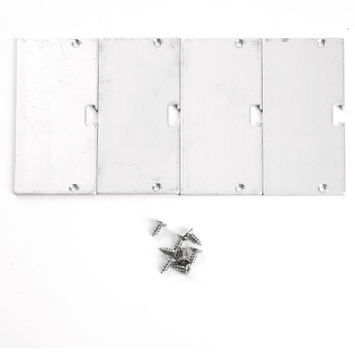 Заглушка без отверстия для профиля CAB258, LD359 (комплект 4шт) фото 2