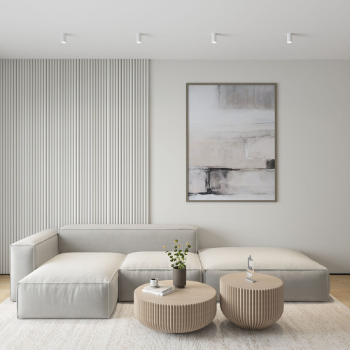 DK2008-WH Светильник накладной IP 20, 50 Вт, GU10, белый, алюминий фото 3