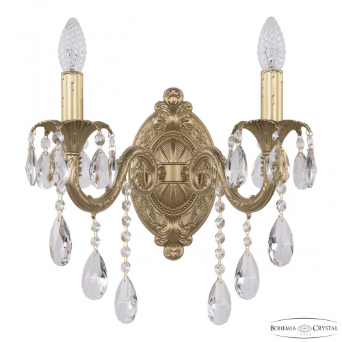 Бра с хрустальными подвесками AL7901B10/2/175 B AG Bohemia Ivele Crystal (Богемия Ивеле Кристалл)