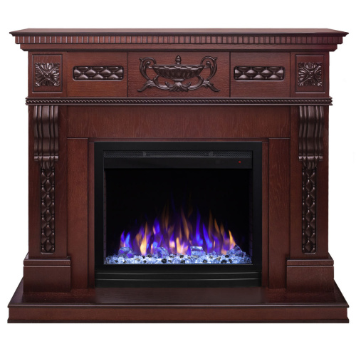Электрокамин RealFlame Corsica Lux 25,5/26 AO античный дуб с очагом Saphir 25,5 фото 2