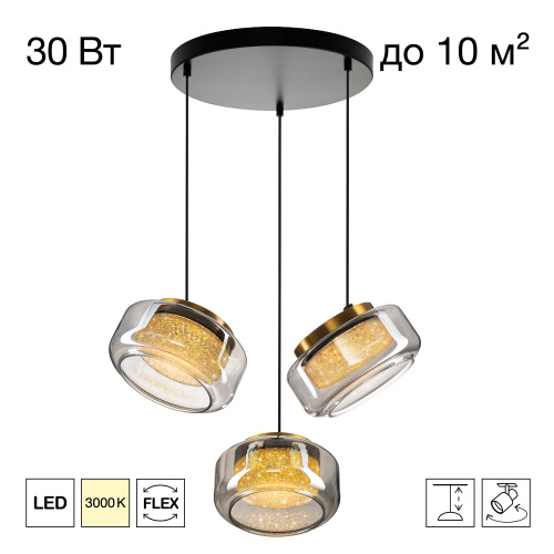 Citilux SIGNATURE CL247012 LED Подвесной светильник Citilux SIGNATURE CL247012 LED Подвесной светильник