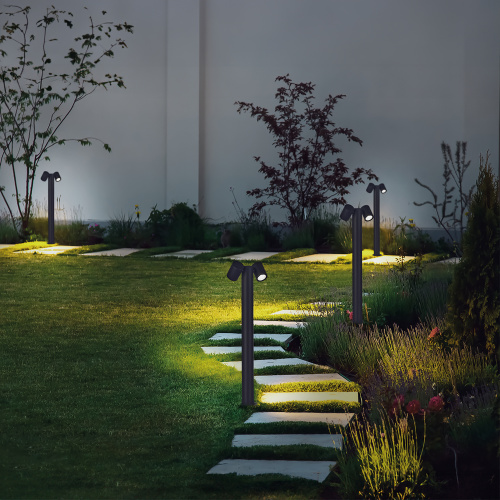 SL9003.405.02 Светильник уличный наземный ST-Luce Черный GU10 2*35W VISIONI фото 2