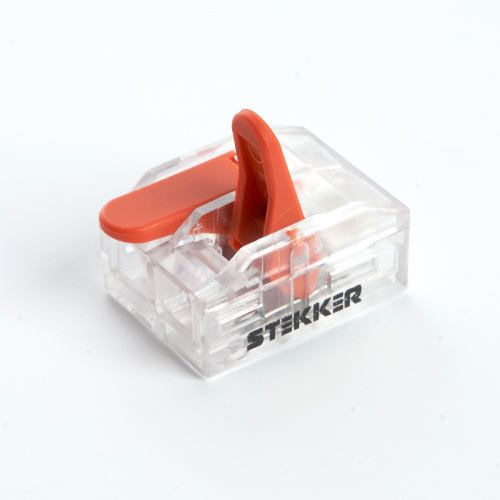 Универсальная компактная клемма 2-проводная STEKKER, LD221-612 фото 2