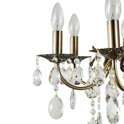 Подвесной светильник Escada 2107/8P E14*40W Antique Brass фото 3