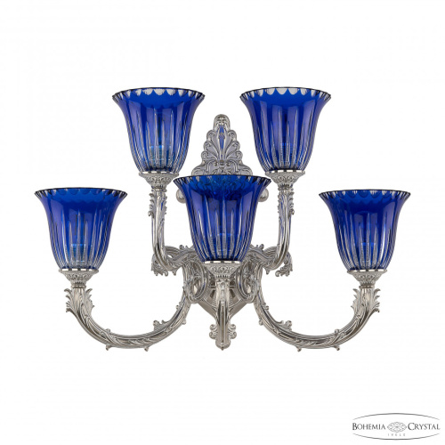 Бра бронзовые с хрусталём 7109B15/3+2/210 NW P2 U Clear-Blue/H-1K Бра бронзовые с хрусталём 7109B15/3+2/210 NW P2 U Clear-Blue/H-1K