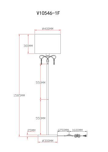 Торшер Moderli V10546-1F Chilly фото 5 Торшер Moderli V10546-1F Chilly фото 5