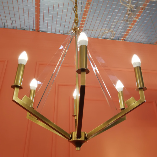 Люстра Cloyd LIMNOR C6 / Ø61 см - латунь (арт.10349) Люстра Cloyd LIMNOR C6 / Ø61 см - латунь (арт.10349)