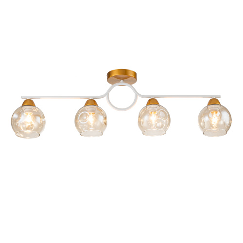 Потолочный светильник Escada 1100/4P E27*60W Gold/White Потолочный светильник Escada 1100/4P E27*60W Gold/White