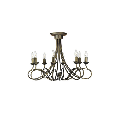 Люстра Elstead Lighting OV8-BLK-GOLD фото 3 Люстра Elstead Lighting OV8-BLK-GOLD фото 3