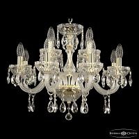 Люстра 5417/8+4/195 G Clear/M-1G Bohemia Ivele Crystal (Богемия Ивеле Кристалл)