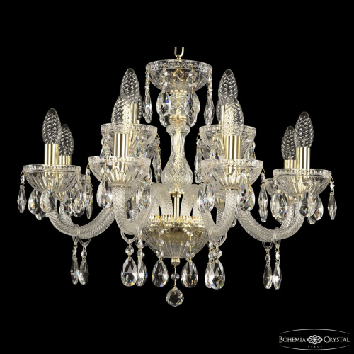 Люстра 5417/8+4/195 G Clear/M-1G Bohemia Ivele Crystal (Богемия Ивеле Кристалл) Люстра 5417/8+4/195 G Clear/M-1G Bohemia Ivele Crystal (Богемия Ивеле Кристалл)