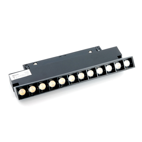 Светильник светодиодный Feron MGN301 трековый низковольтный 12W, 1080 Lm, 2700К, 30 градусов, черный серия LensFold фото 7
