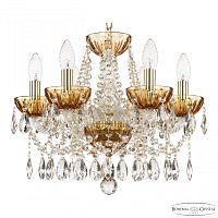 Люстра 5413/6/141 G Amber/M-1H Bohemia Ivele Crystal (Богемия Ивеле Кристалл)