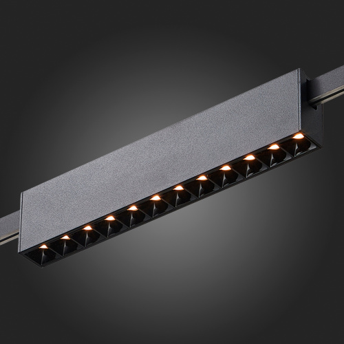 ST816.406.12 Магнитный трековый светильник FARM Черный LED 1*12W 3000K 609Lm Ra90 40 IP20 L232xW24xH FARM фото 6