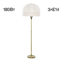 Citilux Базель CL407931 Торшер бронза с бежевым абажуром