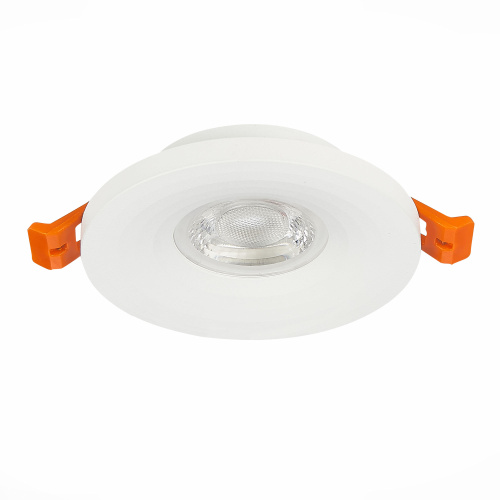 ST205.508.01 Св-к встр. Белый GU10 1*50W  D95xH27 220V Без ламп Встраиваемые светильники фото 5