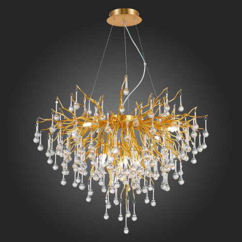 SL1651.203.09 Люстра подвесная ST-Luce Золотистый/Золотистый G9 9*5W ANZIO фото 5