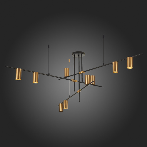 SL1206.402.09 Светильник потолочный ST-Luce Черный/Латунь GU10 9*7W SORMANO фото 6 SL1206.402.09 Светильник потолочный ST-Luce Черный/Латунь GU10 9*7W SORMANO фото 6