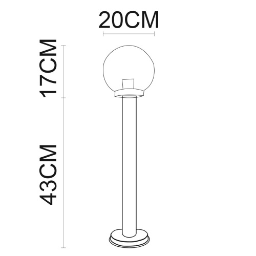 Ландшафтный светильник Arte Lamp GAZEBO A8366PA-1SS фото 3 Ландшафтный светильник Arte Lamp GAZEBO A8366PA-1SS фото 3