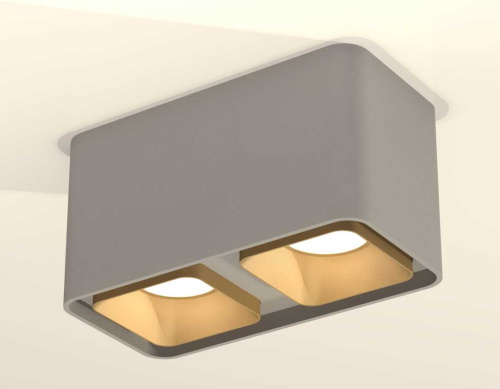 Комплект накладного светильника Ambrella light Techno Spot XS7852004 SGR/SGD серый песок/золото песок (C7852, N7704) фото 3