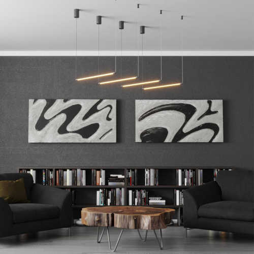359345 KONST NT24 056 черный Светильник линейный светодиодный IP20 LED 12W 170-265V 3000K 944Лм VITZ фото 2 359345 KONST NT24 056 черный Светильник линейный светодиодный IP20 LED 12W 170-265V 3000K 944Лм VITZ фото 2