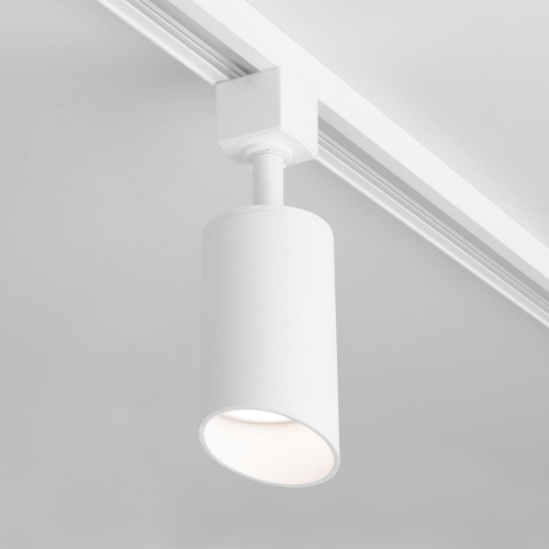 Трековый светильник для однофазного шинопровода Splay GU10 Белый MRL 1006 фото 4