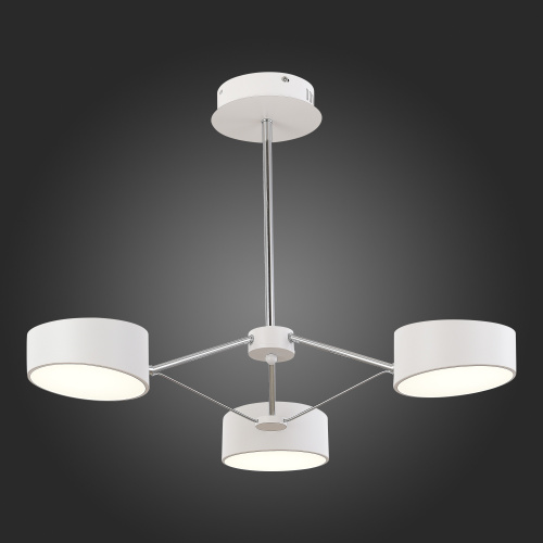 SLE6005-502-03 Светильник потолочный Белый, Хром/Белый LED 3*10W VALLE фото 8