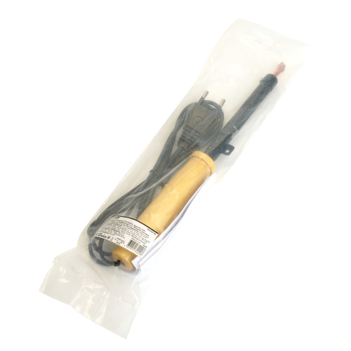 Паяльник с деревянной ручкой 65W, нихромовый нагреватель, долговечное жало, 230В, STEKKER  PLE110-60 фото 8