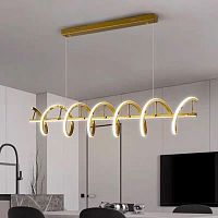 Люстра подвесная Alfa Light F0424-08 1200mm gold