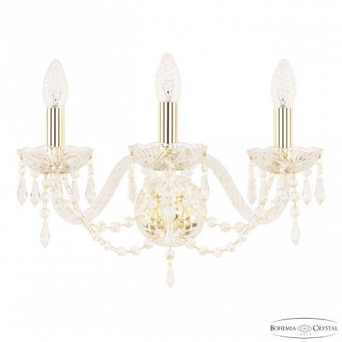 Бра хрустальные 104B/3/165 G Bohemia Ivele Crystal (Богемия Ивеле Кристалл)