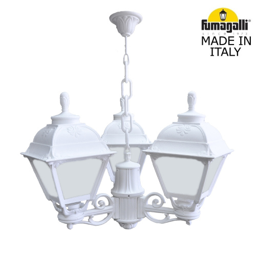 Fumagalli Подвесной уличный светильник (ЛЮСТРА) FUMAGALLI SICHEM/CEFA 3L U23.120.S30.WYE27 Fumagalli Подвесной уличный светильник (ЛЮСТРА) FUMAGALLI SICHEM/CEFA 3L U23.120.S30.WYE27