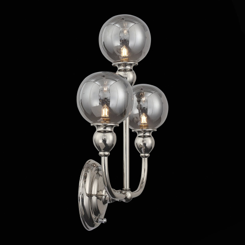 SL552.101.03 Бра ST-Luce Никель/Дымчатый G9 3*5W FUNHI фото 8 SL552.101.03 Бра ST-Luce Никель/Дымчатый G9 3*5W FUNHI фото 8