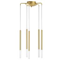 L5T747143 Люстра TUBO LED 25W 1400LM 360G ЗОЛОТО 4000K (574723+747143 (5шт)