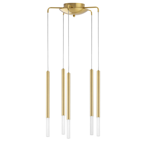 L5T747143 Люстра TUBO LED 25W 1400LM 360G ЗОЛОТО 4000K (574723+747143 (5шт)