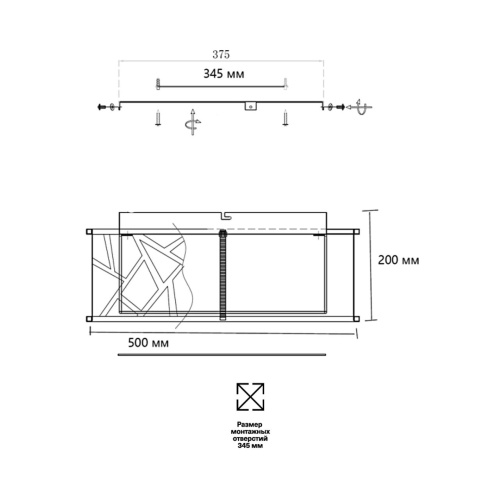 7700/40L AVRA LED SN 596 Светильник металл/ткань/стекло/белый/черный LED 40Вт 3000-6000K D500 IP20 пульт ДУ FABIANA фото 2 7700/40L AVRA LED SN 596 Светильник металл/ткань/стекло/белый/черный LED 40Вт 3000-6000K D500 IP20 пульт ДУ FABIANA фото 2