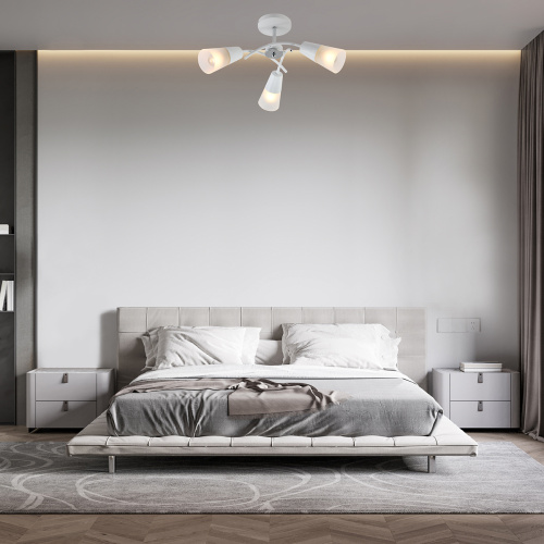 Светильник на штанге Escada 1109/3P Е14*40W White/Chrome фото 4 Светильник на штанге Escada 1109/3P Е14*40W White/Chrome фото 4