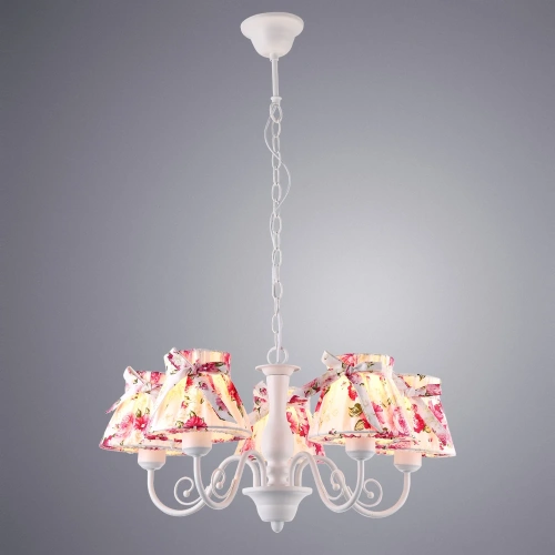 Подвесная люстра Arte Lamp MARGHERITA A7021LM-5WH фото 2
