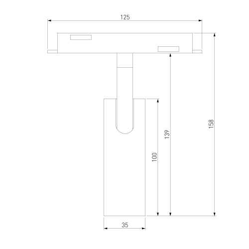 Умный трековый светильник 7W 2700-6500K Dim Cubo Slim Magnetic 85070/01 фото 9