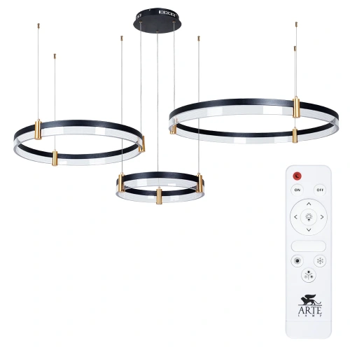 Подвесная люстра Arte Lamp MERCURY A2185SP-3BK Подвесная люстра Arte Lamp MERCURY A2185SP-3BK