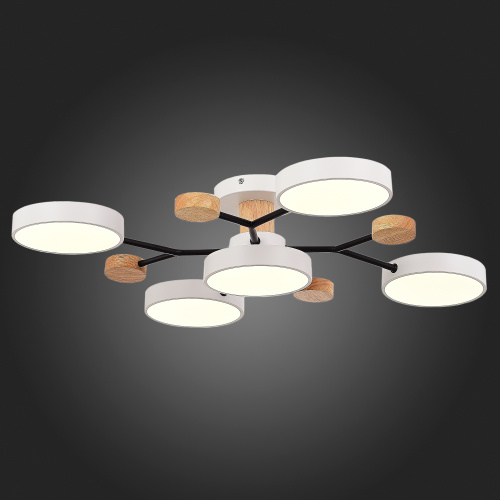 SLE6006-502-05 Светильник потолочный Белый/Белый LED 5*12W 3000K/4500K/6000K FAEMA фото 8