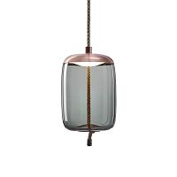 Подвесной светильник Knot B copper/blue