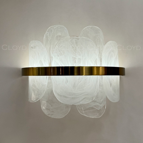 Бра Cloyd COLD W1 / выс. 28 см - латунь (арт.20419) фото 4 Бра Cloyd COLD W1 / выс. 28 см - латунь (арт.20419) фото 4
