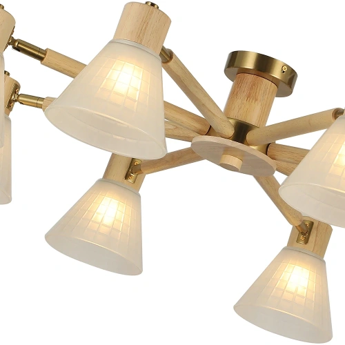 Потолочная люстра Arte lamp MELEPH A4096PL-8BR фото 2 Потолочная люстра Arte lamp MELEPH A4096PL-8BR фото 2