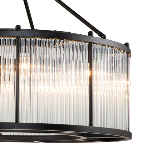 Люстра KR0802P-8 black фото 2