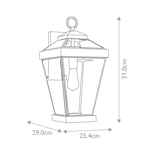 Настенный фонарь Quoizel, Арт. QZ-RAVINE2-L фото 2