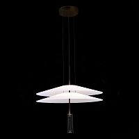 SL6101.403.01 Люстра подвесная ST-Luce Черный/Белый LED 1*15W 3000K ISOLA