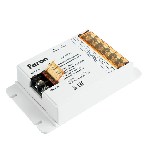 LD481 Контроллер ДИММЕР с пультом, таймером и визуализатором звука, 12-24-48V фото 6