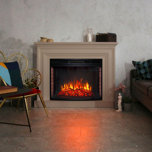 Каминокомплект WESTON/ФАБИО Кашемир с очагом Электроочаг FIRESPACE/ФАЕРСПЕЙС 33 фото 6