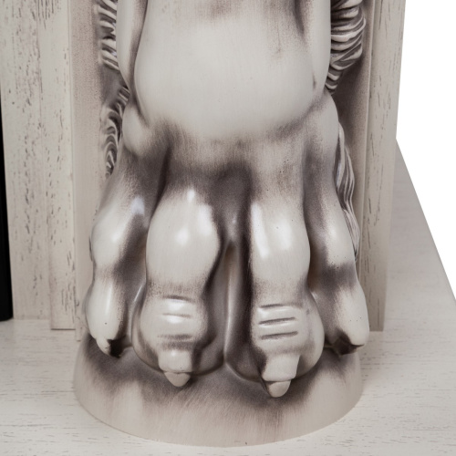 Каминокомплект ROMANO/ЛИОН Бежевый дуб с серой патиной с очагом Электроочаг FIRESPACE/ФАЕРСПЕЙС 33 фото 5