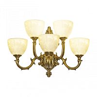 Бра бронзовые с хрусталём 7214B15/3+2/210 FP P1 U Rose